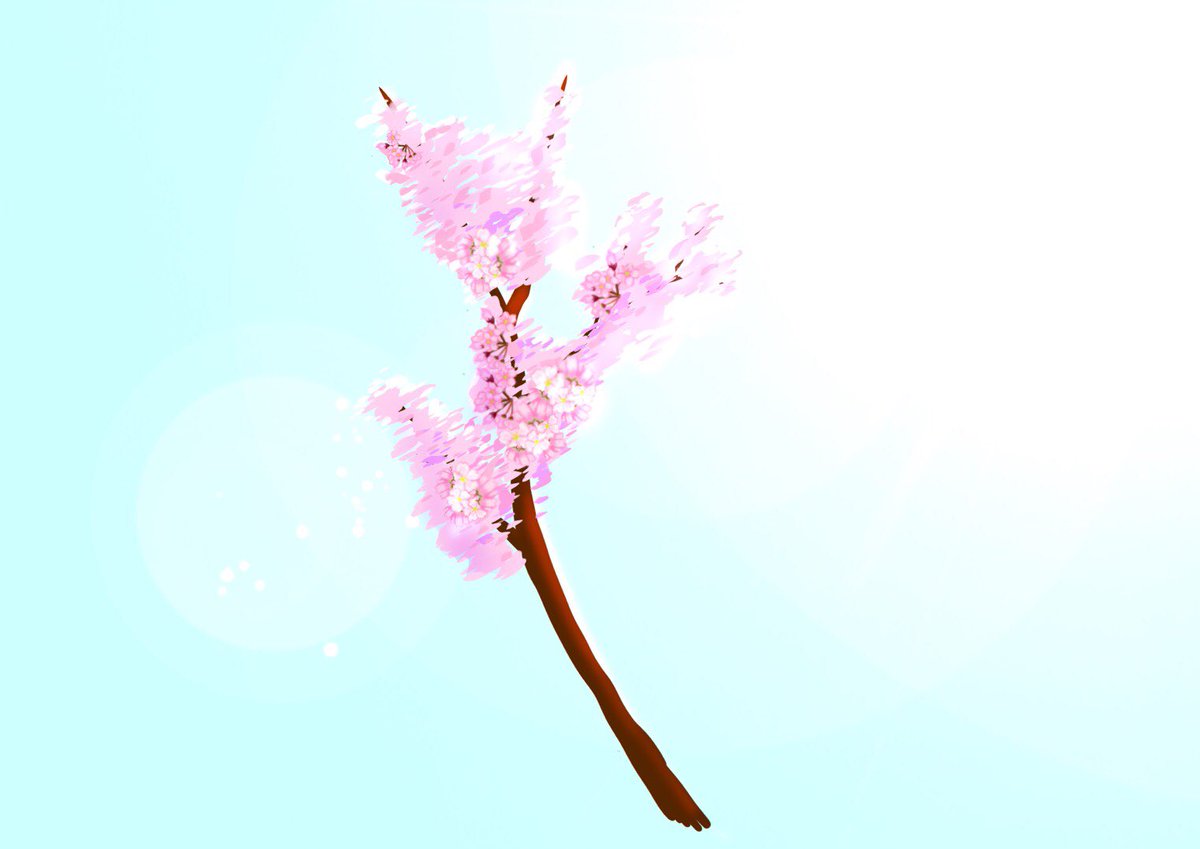 おじさん イラスト 桜 背景 アイビスペイント おじさん 桜が開花してきましたね 自分の開花はいつでしょうか