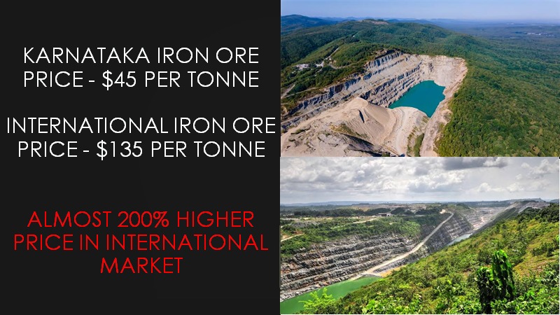 karnataka_smf's tweet photo. Unlike other states in India, the state of Karnataka could not contribute to the iron ore export as it is totally cut off from the world and national markets dynamics due to the restriction in exports of iron ore prevalent in the state. https://t.co/DdQI7c4qNB