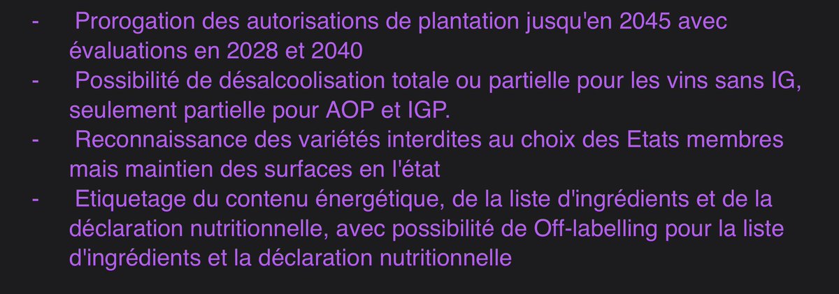 EricAndrieuEU's tweet photo. A la sortie d’une nouvelle étape de négociations européennes sur la politique agricole commune #SuperTrilogue #PAC, même si tout est encore provisoire tant que tout n’est pas conclu, nous avons obtenu certaines avancées, notamment dans le secteur du #vin #
Parmi celles-ci ⬇️ https://t.co/jWWzJJEx0K