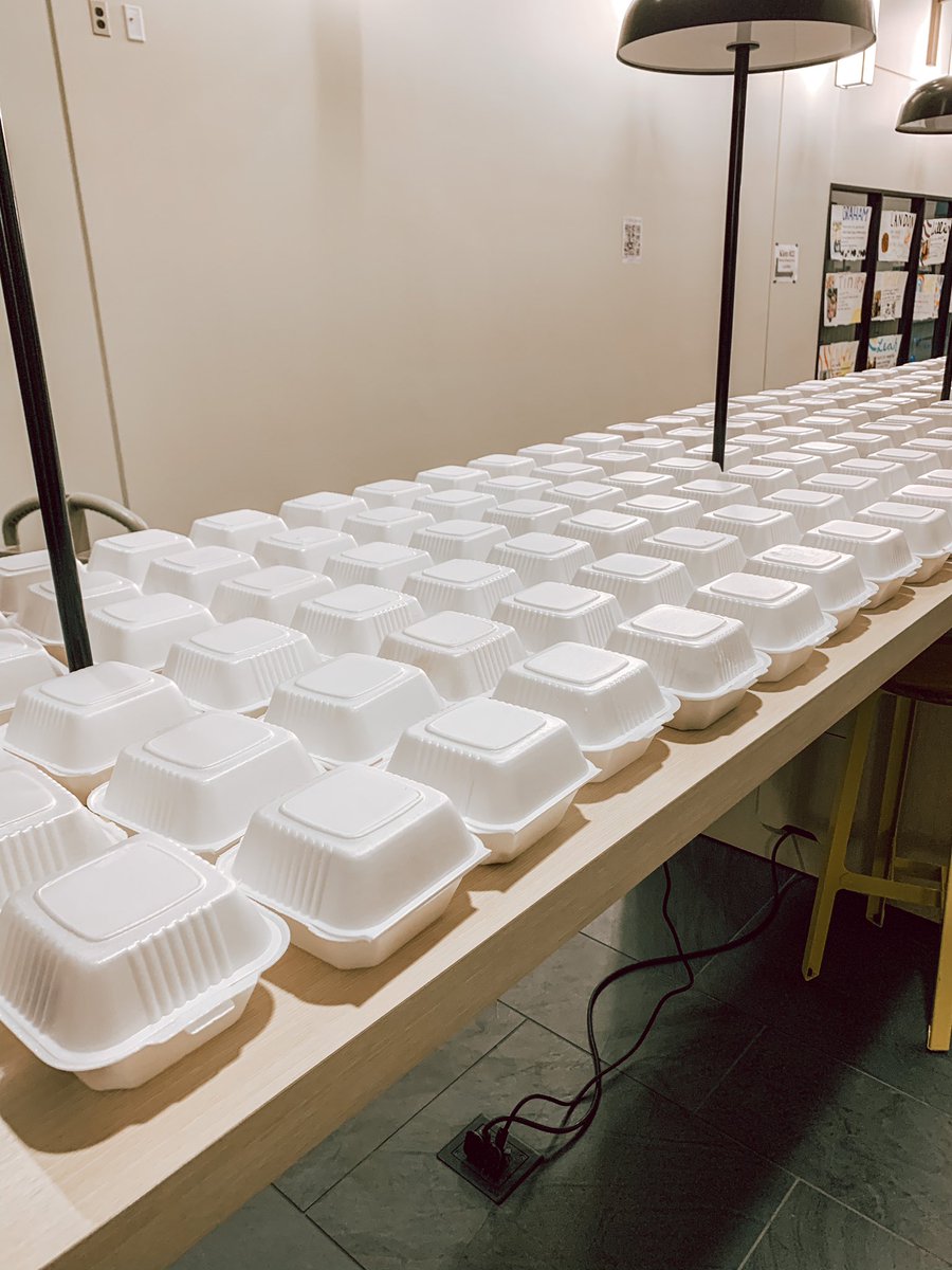 Breakfast in the BSC — donuts and cinnamon rolls yum!! Come fuel up for the day! 🍩