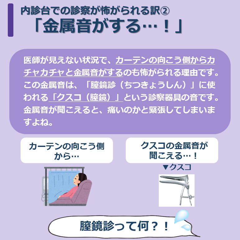 Fem Stand Pmsとうまく付き合う 婦人科内診台恐怖症克服 あの金属音の正体は 内診台で待ち構えていると聞こえてくる カチャカチャ という金属音 何かご存じですか 正体がわからないと恐怖心が大きくなりますよね 婦人科未経験の方もぜひ