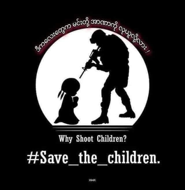 CHOMYN87's tweet photo. Stop killing young children.
#Mar27Coup 
#WhatsHappeninglnMyanmar 
#CrimesAgainstHumanity 
#JusticeForMyammar 
#RejectMyanmarMilitaryCoup https://t.co/R3z95fyk2a