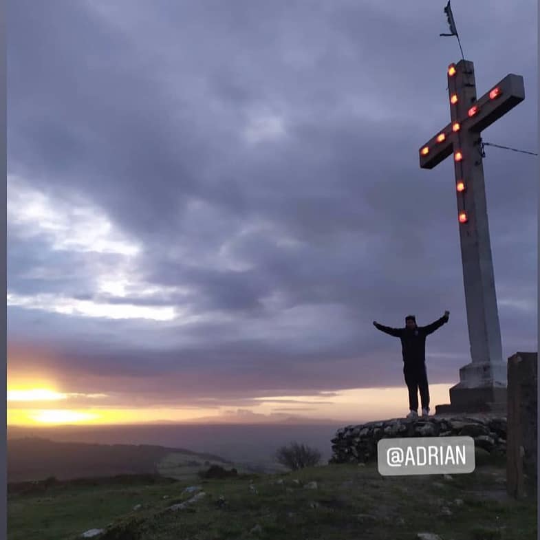 Adrian Farragher surveying the parish from the top of Knockfierna at sunrise. #TeamGB #Teamgbsquad #GB48