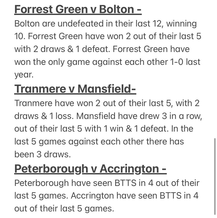 betwithbran's tweet photo. 18/1 LEAGUE 1 &amp; 2 ACCA 🏴󠁧󠁢󠁥󠁮󠁧󠁿

KICKS OFF AT 12AM WITH BOLTON⌚️

Research attached📚 

Backed on #Bet365 with EP👀 

Please only stake what you can afford to lose❌

#footballtwitter #betting #bettingtips #footballtips #footytips #bettingtipster #tipster #footyacca https://t.co/XgNvAeWZCD