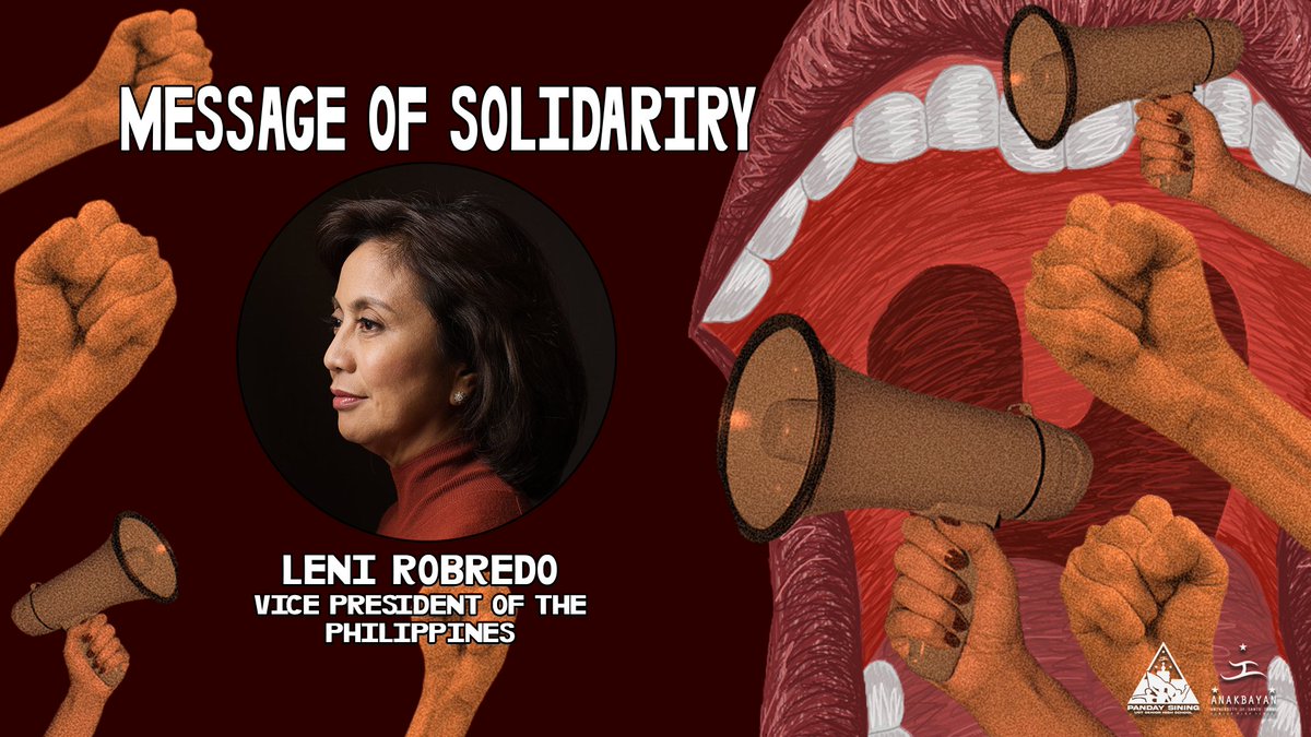 PS_USTSHS's tweet photo. "Why Fight Back?": A Webinar on Student Repression, the fight for Democractic Rights and Academic Freedom will feature video massages of solidarity from Vice President, Leni Robredo, UST SHS alumni, youth organizations, and UST SHS faculty
6PM via Facebook Live
#USTSHSFightBack https://t.co/k6k3KD5Vfc