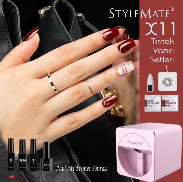 o2nailsturkiye's tweet photo. Bayanlar tırnak yazıcı İle tırnak modelini sen seçebilir beğendiğin modeli tırnağına uygulama kuaför ve güzellik salonlarından isteyebilirsin
Kuaföründen iste ...
.
#kadın #stylemate #woman #women #oje #kalıcıoje #stil #fashion #moda #womensfashion #kadınca #o2nails #kadınmoda https://t.co/nUQoebPn0s