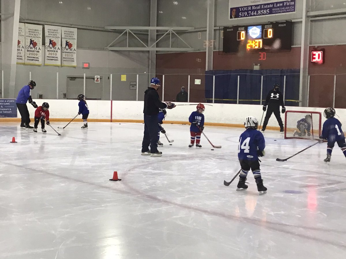 PretykeBill's tweet image. It’s Saturday morning and another double double weekend of @KMHA_All U7 hockey at Activa with COVID 19 restrictions. Red zone skill development. Wish you could be there to watch the excitement  @TimHortons #Timbit hockey 🥅