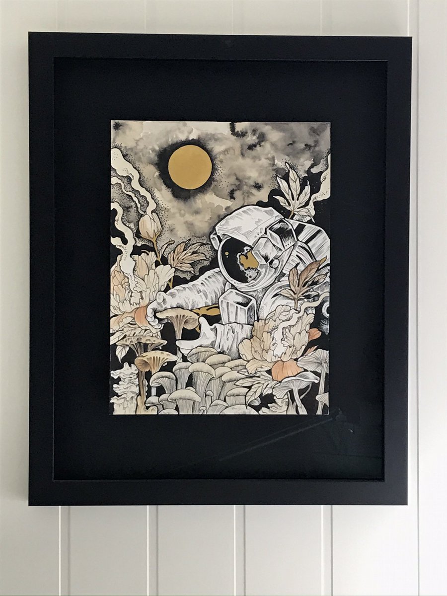 trinegrimm's tweet photo. The Botanist🌱 #space #dearMoonCrew https://t.co/GwUKbfJiFO