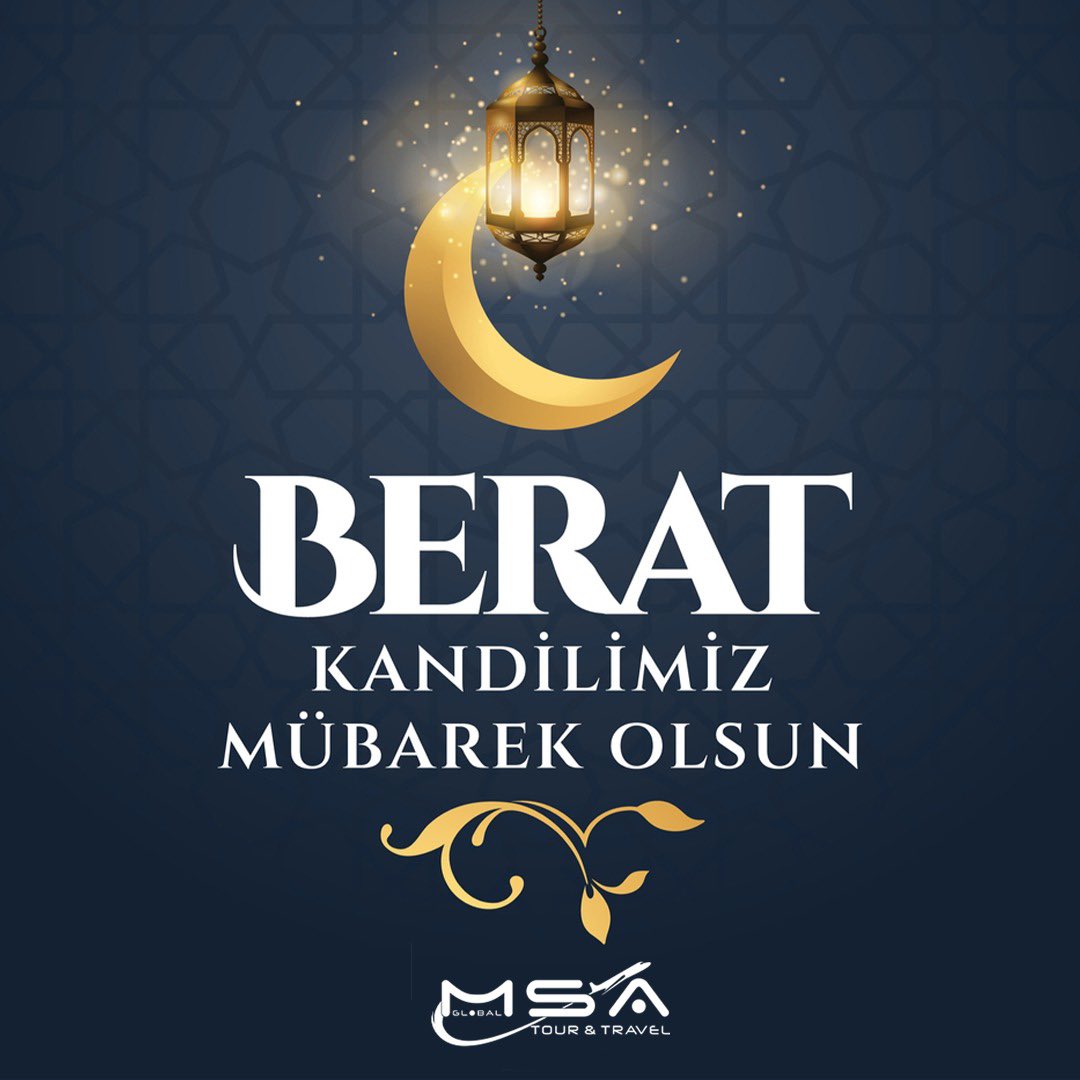 Berat kandilimiz mübarek olsun

#msatour