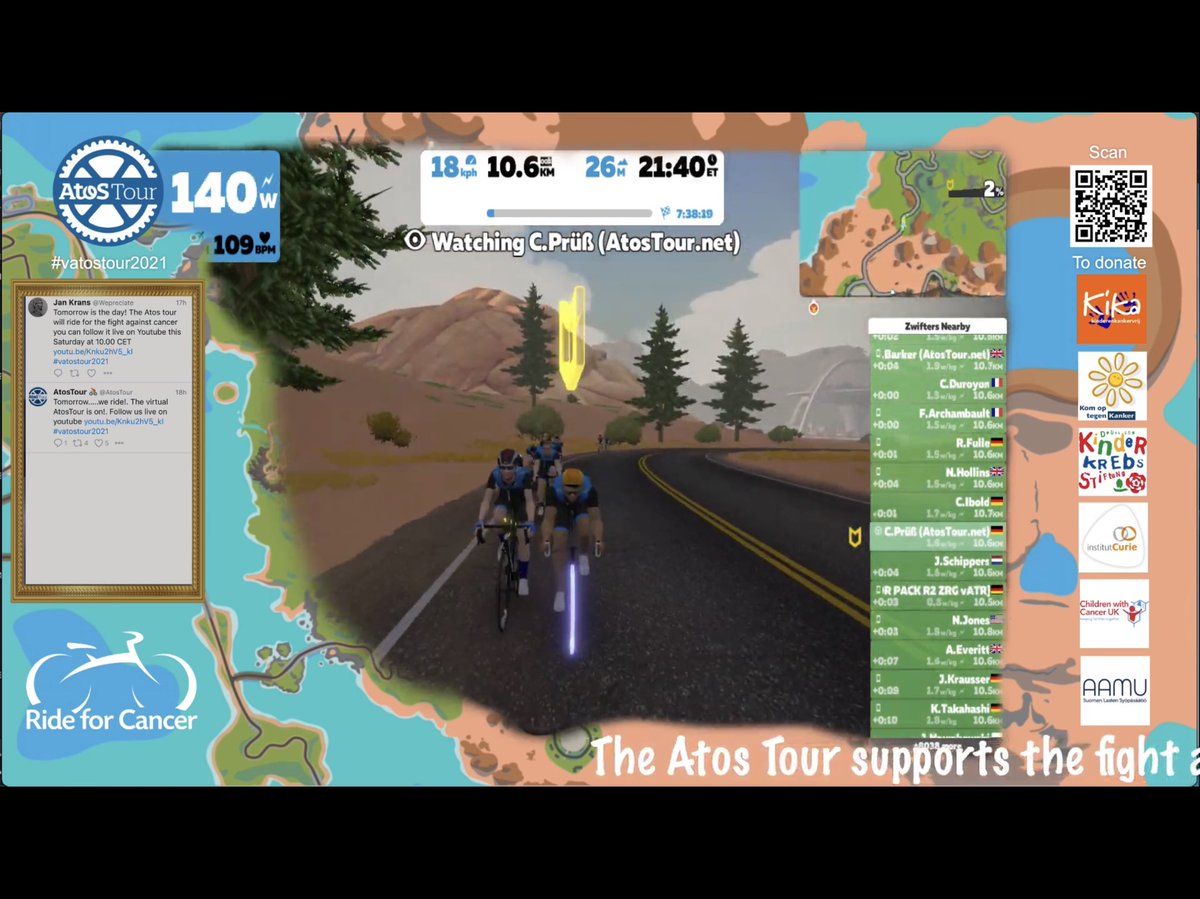 We are riding #vatostour2021 and you can follow us live at youtu.be/Knku2hV5_kI feel free to join.