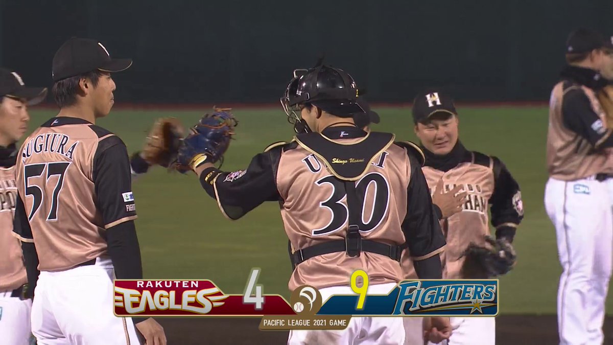 パ リーグ Com パーソル パ リーグtv 公式 試合結果 3 27楽天生命パーク 楽天 4 9 北海道日本ハム 勝 加藤 敗 高田萌 先発野手全員安打の北海道日本ハムが4時間越えのロングゲームを制した 西川選手は6出塁2盗塁と大活躍 長谷川投手はnpb初登板