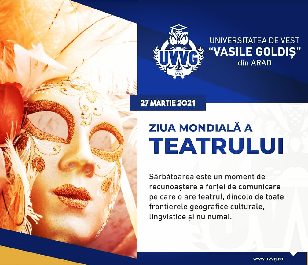 uvvgarad's tweet photo. #UVVG #ZiuaMondialaATeatrului 🎭 https://t.co/JIO0Y6EEVL