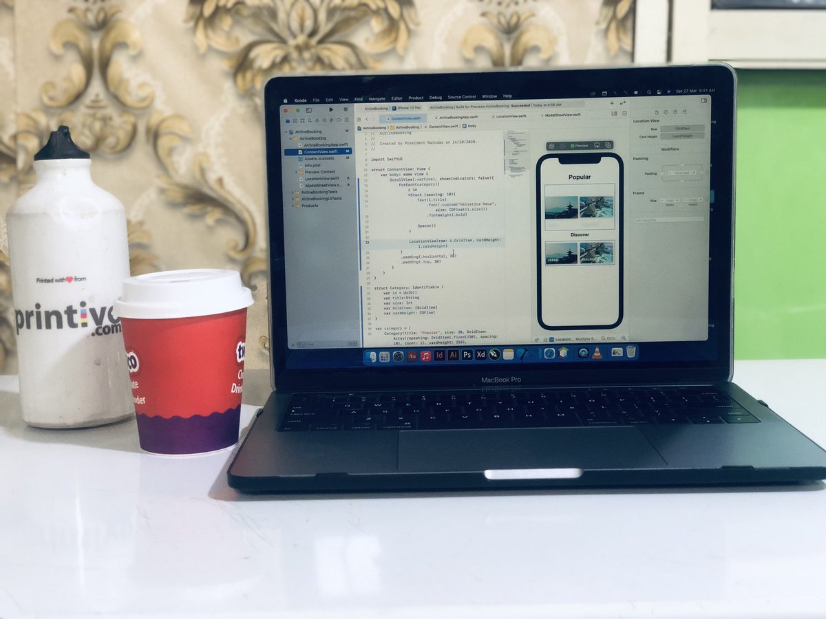 iamraindas's tweet photo. It’s Code O’Clock #CoffeeLover #iOSDev #mobile #MobileDevelopment #workspace #mobileworkspace https://t.co/xyTZeOGv5K