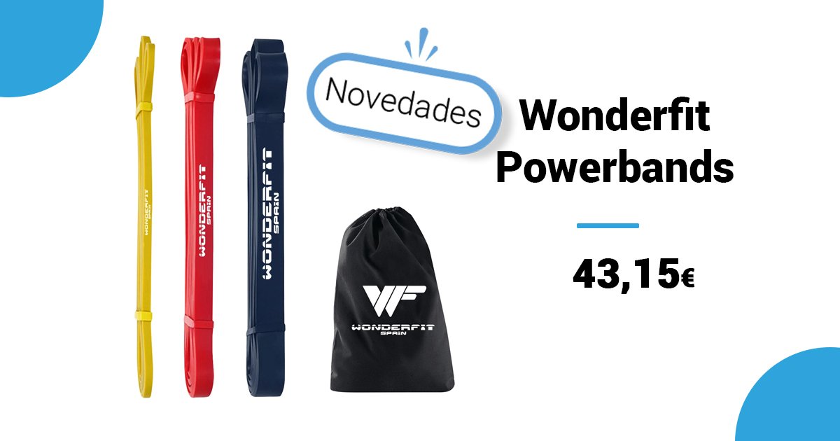 BuleVip's tweet photo. ¡Novedades en accesorios de entrenamiento! Pack Powerbands Wonderfit 👉 https://t.co/v4gHb3tZZ3
#bulevip #deporte #fitness #elasticos #powerband #entrenaencasa https://t.co/PZJ1S6QyBM