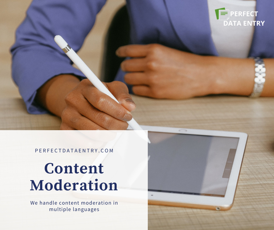 We handle content moderation in multiple languages, filtering out inappropriate user-generated content and keeping our clients’ online communities pleasant, safe, and free of vulgarity. perfectdataentry.com