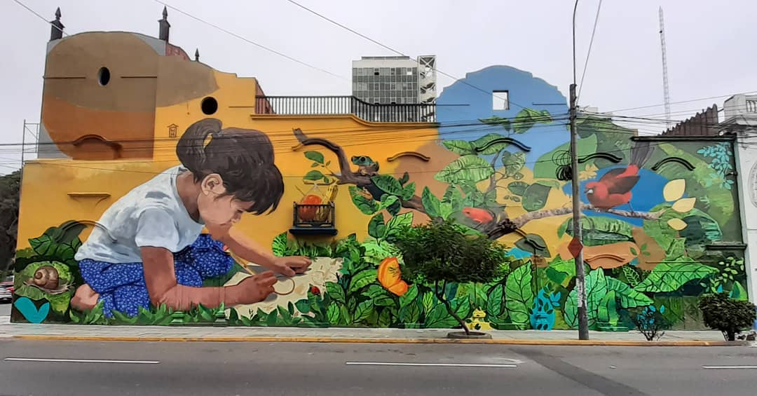 brababella's tweet photo. #Streetart by #MarkoFrancoDomenak @ #Lima, Peru, for #CCELima
More pics at: https://t.co/odUkGFBUfu #arteurbana #urbanart #murals #muralism https://t.co/l2z1N2nxsW