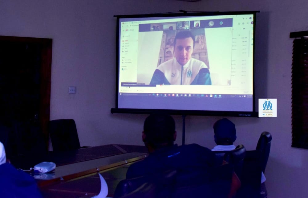 OMSchool_PH's tweet photo. The highlight of our week here @OMSchool_PH  was starting the @OM_English  Academy Methodology training for our Coaches, Medics, &amp; technical team at the Uniport Sports Institute...special thanks to Frank Borreli &amp; Jeremy Sauvan from @OM_English &amp; French interface from  @Cuteono https://t.co/d8bM0N1tEZ