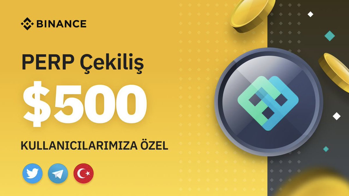 Binance_Turkish's tweet photo. 🚨 500$ PERP #GIVEWAY 

✅ Takip @perpprotocol  &amp; @Binance_Turkish
 &amp; @BinanceTR
♥️ Katıl https://t.co/BAhHTiV2Jo &amp;  https://t.co/P4Jv9tOhXQ  
🔄 #BinancePERP hashtag ile Retweet
👥 3 arkadaşını yorum kısmında çekilişe davet et 
📝 Detaylar ve Form https://t.co/XHE8P22Y6l https://t.co/U6g44cydSY