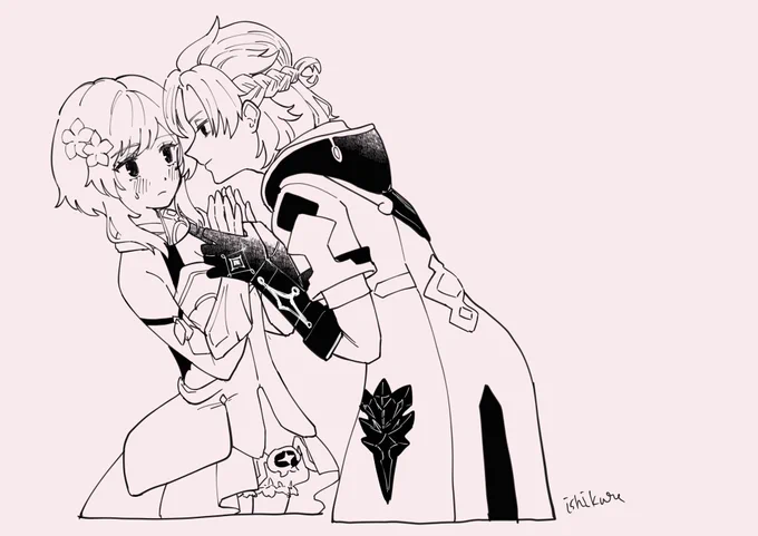 ごめんね!タグ忘れてたのであげ直します。落書き #アル蛍 