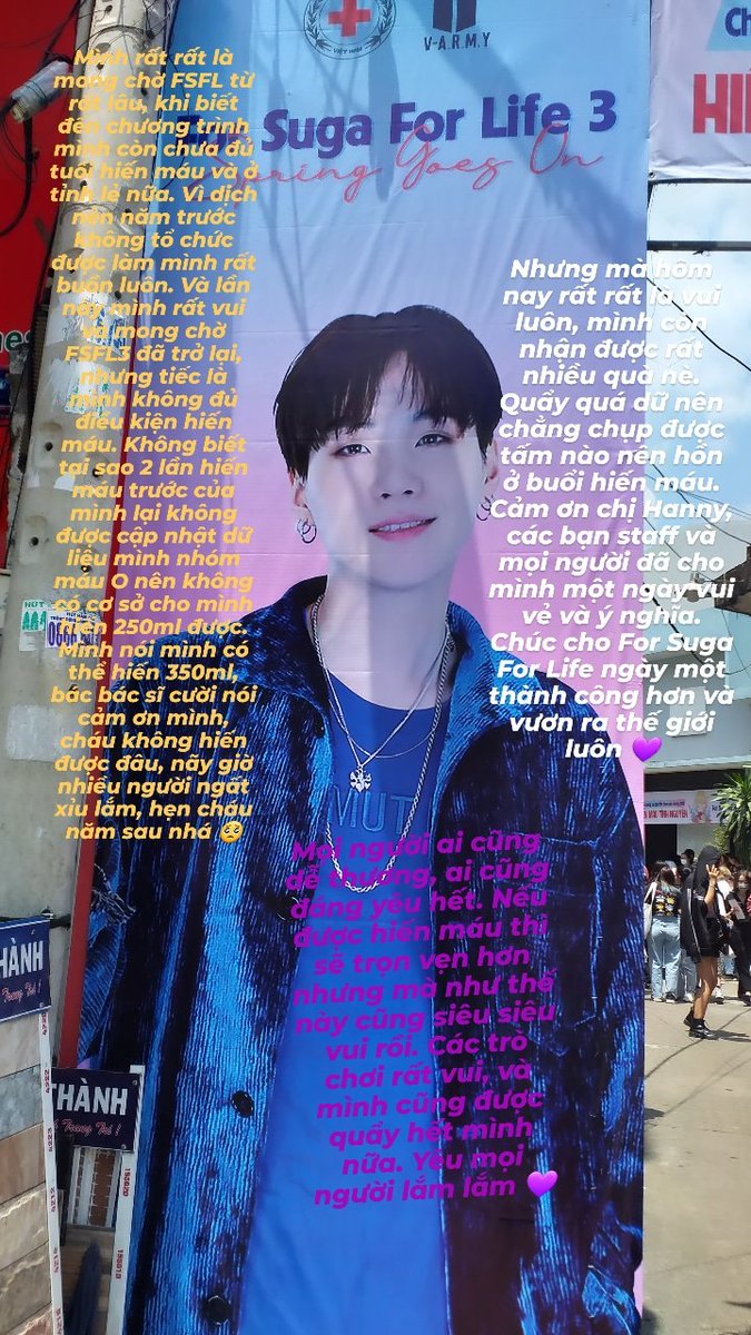 QuyenpurpleBTS's tweet photo. A meaningful day!
Cảm ơn #FSFL3 đã cho mình một ngày cực kỳ vui vẻ và ý nghĩa
Chúc cho chương trình không chỉ có #FORSUGAFORLIFE3 mà còn nhiều nhiều mùa hơn nữa, mang #SPRINGGOESON cho tất cả mọi người 💜 @FSFL_VN @BTS_twt https://t.co/iY3ochRIfV