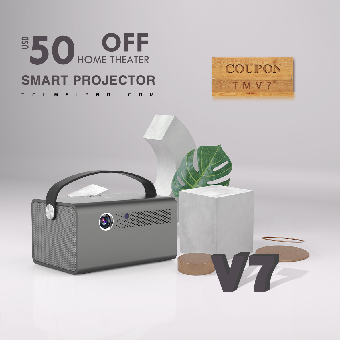 TouMeiPro's tweet photo. Toumei HD Smart Home Theater Projector V7, 
Discount: 50 USD off, 
Coupon Code:  "TMV7", 
Don't miss it, you can get one pair of 3D Glasses for free, and free shipping👊👊👊👊👊
#FreeShipping #3D #HDprojector #SmartProjector #hometheater #PortableProjector https://t.co/eqdmjN1VpI