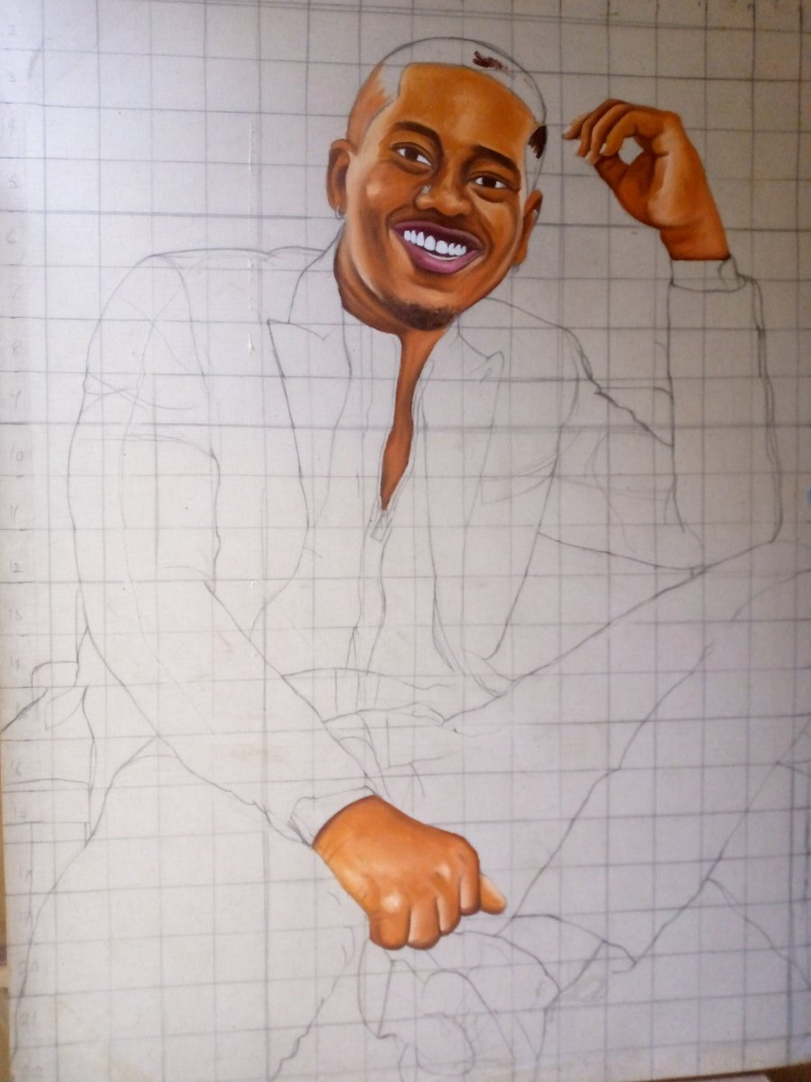 kinq_charles's tweet photo. Progress shot painting of @_Timini 
Help retweet 

#lockdown2021 #Crypto #QatarGP https://t.co/iykzkNi3Xg
