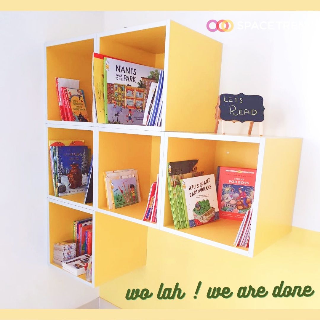 Space_Trend's tweet photo. In this covid times, a reading corner is essential for the child to continue with his reading development. Some ideas from us to help you set this up at your home. 

#spacetrend #bangalorehomes #kidsroom #kids #kidsroomdecor #babyroom #handmade #kidsdecor #baby #interiordesign https://t.co/80kk9iPE3F