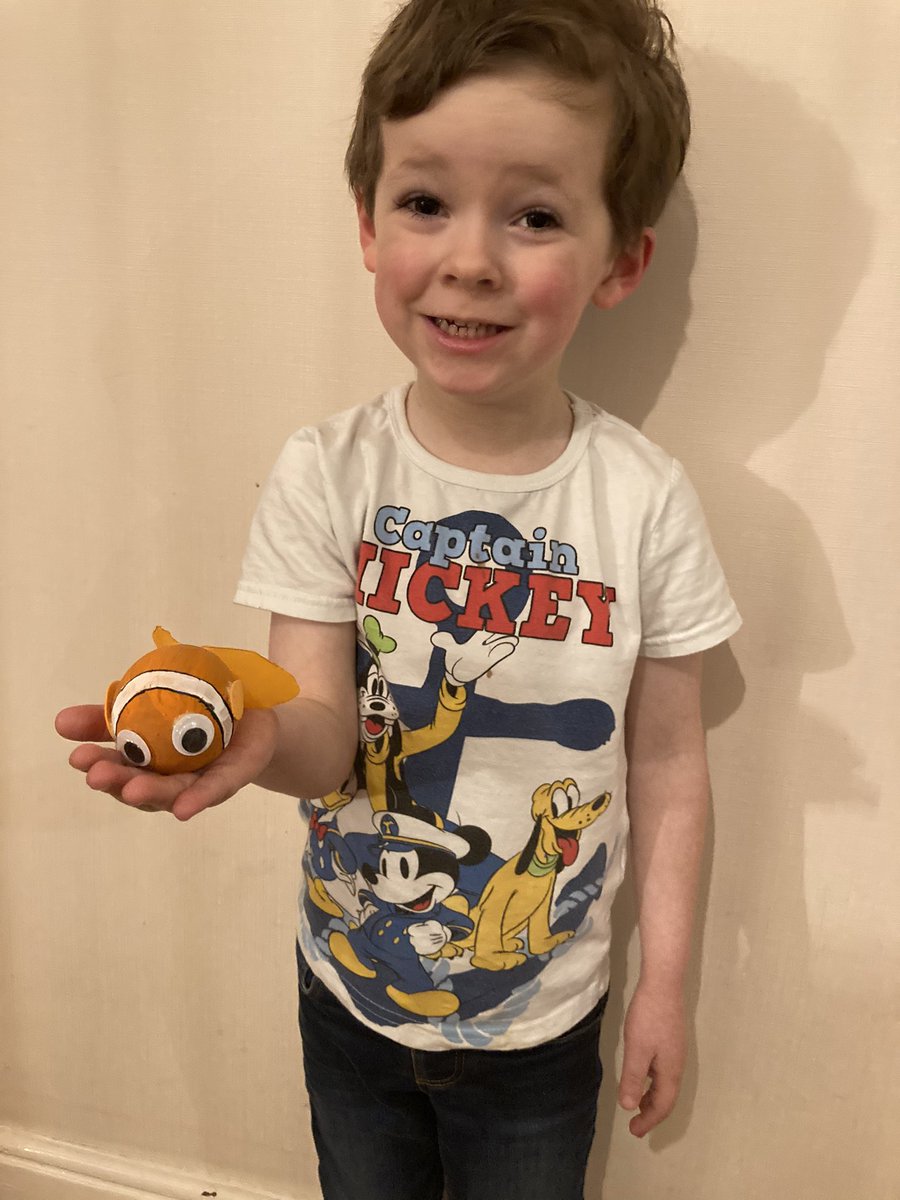 FrancesLouise8's tweet photo. @TweetbeatIOM @IOMRPU Evan, Age 4, Nemo Egg! https://t.co/SbRcfG37vE