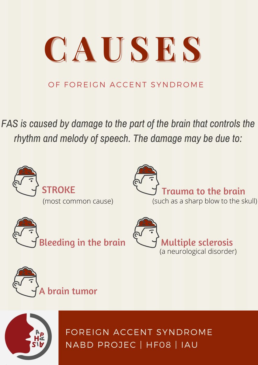 𝗙𝗼𝗿𝗲𝗶𝗴𝗻 𝗔𝗰𝗰𝗲𝗻𝘁 𝗦𝘆𝗻𝗱𝗿𝗼𝗺𝗲 (ForeignSyndrome) Twitter