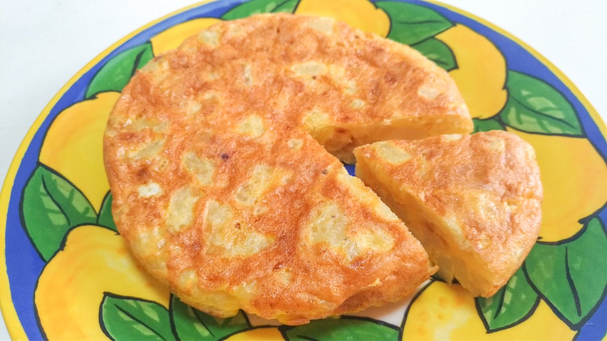 おやぶんとトルティージャ作ろう🥚🥔 