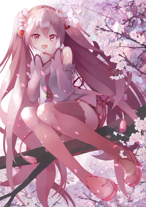 #さくらの日 
桜ミクを見る会 