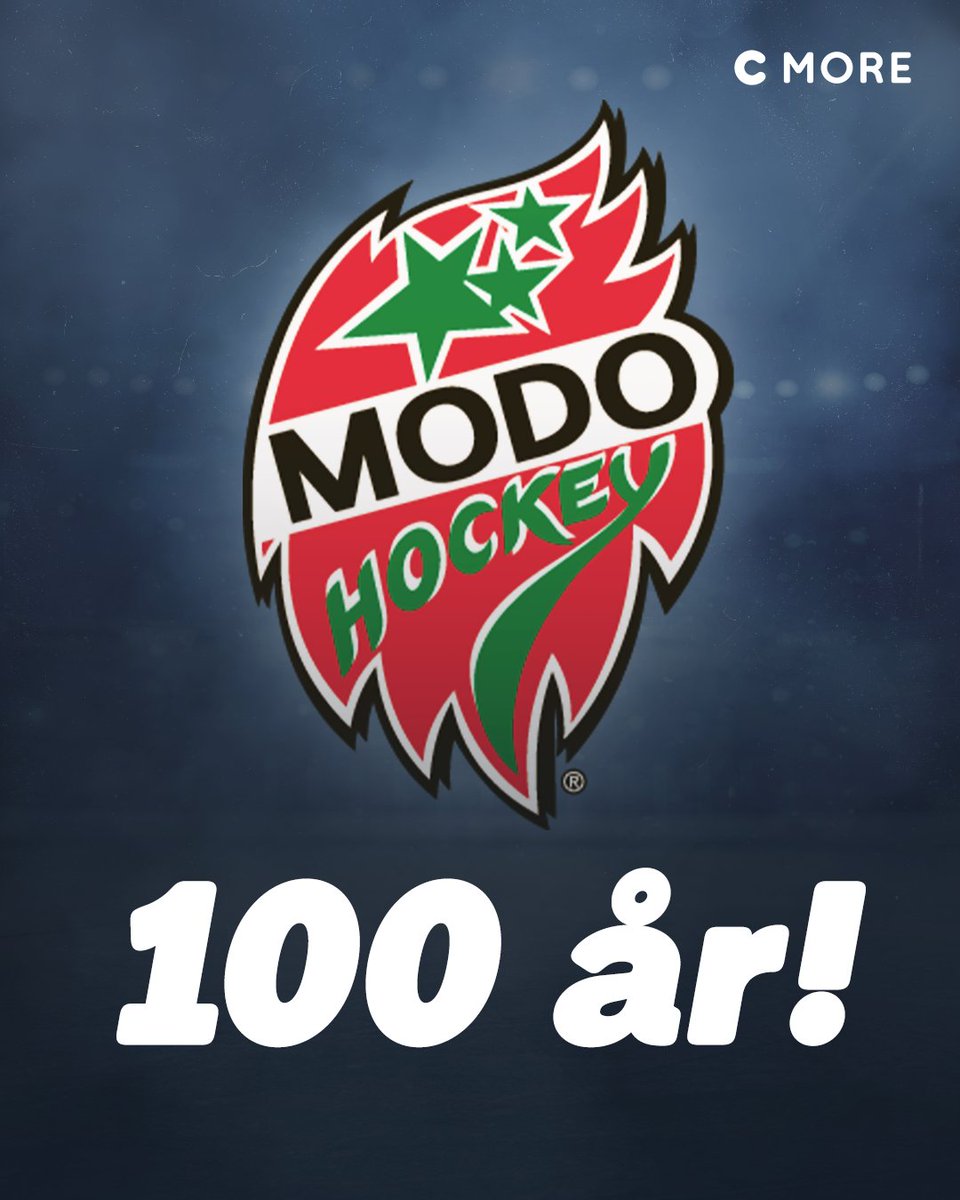 TV4_Hockey's tweet photo. I dag firar @MODO_Hockey 100 år! 🎉 https://t.co/nUoCPWDN4K