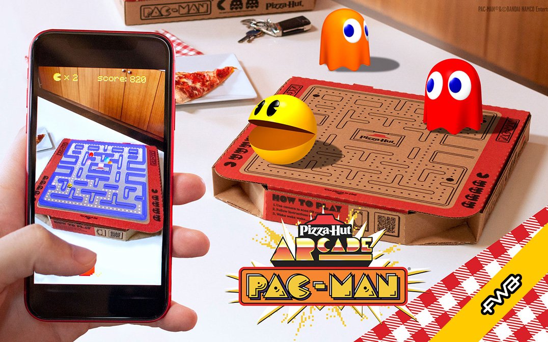 FWA of the day 27 March 2021: Pizza Hut WebAR PAC-MAN® Box  thefwa.com/cases/pizza-hu… by Tool, GSD&amp;M, Pizza Hut #FOTD #thefwa