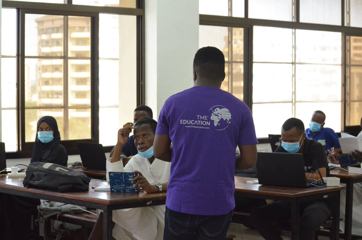 ndembo255's tweet image. Happing now Arduino Day #ArduinoD21 in Tanzania  with TME Education