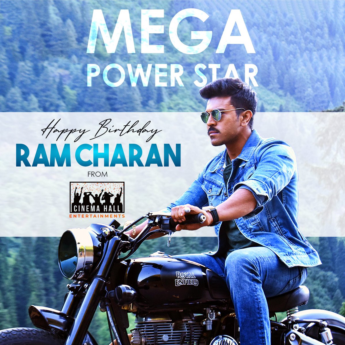Cinemaahall's tweet photo. Wishing Megapowertstar #RamCharan garu a very Happy Birthday!!
#HBDRamCharan 🎉❤️ https://t.co/a83Jt6uo6q