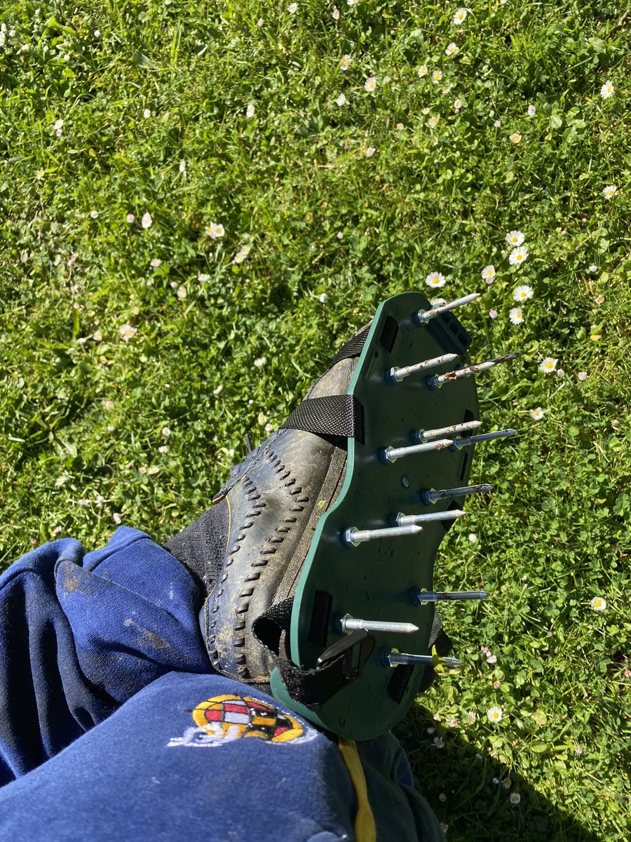 adrian_villar's tweet photo. Odio eterno al fútbol moderno (echo de menos mis labores de #linier y revisar tacos)@arbiquepitas #primavera #escarificar #jardin #garden #workgarden #odioeternoalfutbolmoderno https://t.co/IMlK1p8a6f