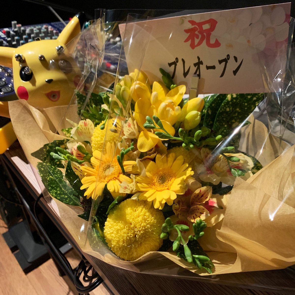 Channel4Rent's tweet photo. みてください〜！
内見に来てくださった @nycity1022 さんからお花を頂きました！ありがとうございます！
弊者所有のピカルミンが、何だかちょっと嬉しそう✨💛

#東京都 #大田区 #池上 #レンタルスペース https://t.co/DEwlzBj7Bi