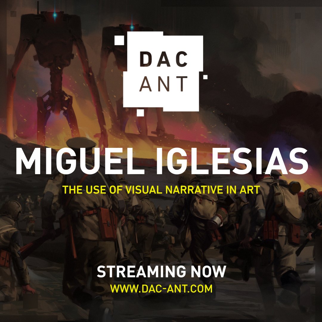 Join us and Miguel!

Streaming on dac-ant.com

#digitalart #conference #conceptart #illustration #dacant