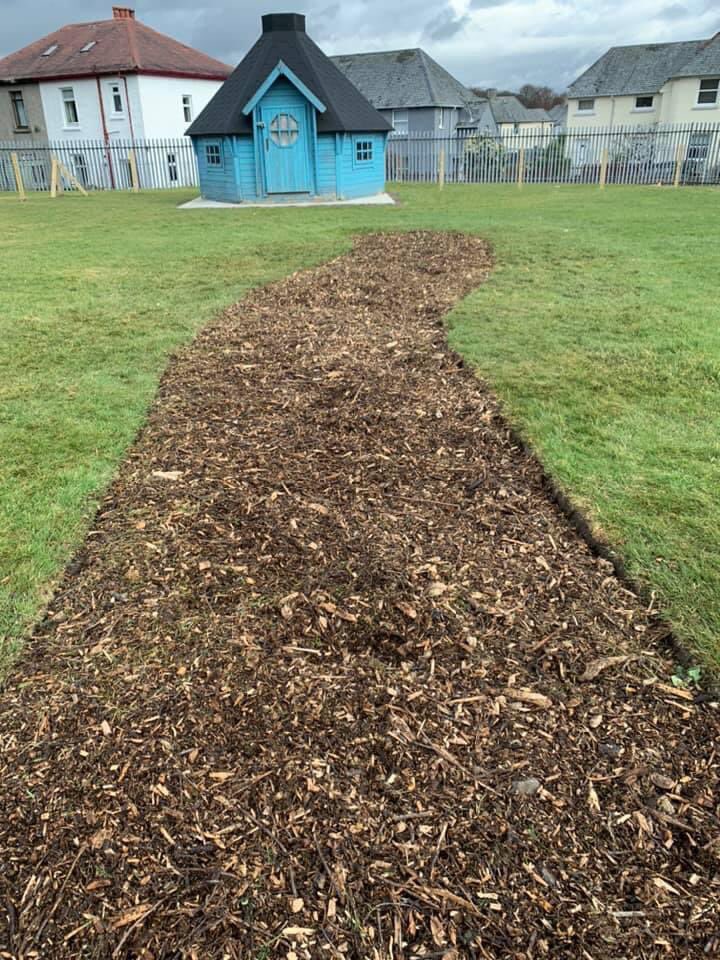 The paths are starting to take shape at Levenvale!