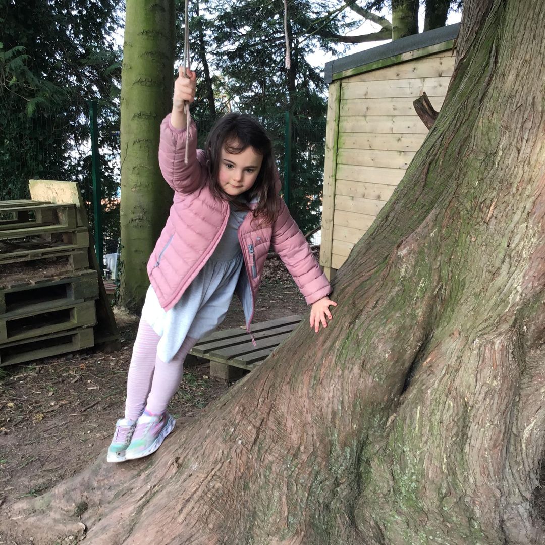 sleepyhollowgp's tweet photo. Swinging and tree climbing ... double bonus #treeswings #playwork #outdoorplay #wraparoundcare #sac https://t.co/eZqFhNNiM3