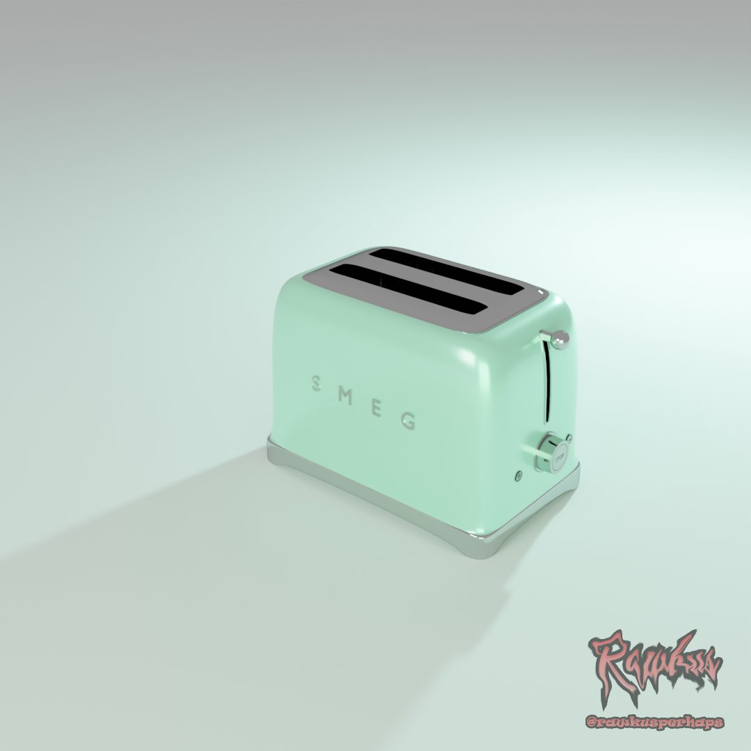 rawkusperhaps's tweet photo. Been doing a random object everyday to improve my skills and trying to make them as realistic as possible here are a door lever and a toaster 
#doorlever #toaster #3d #b3d #blender #blender3d #cycles #cyclesrender #realism #realistic3d #objects3d #objects #texture #material #node https://t.co/OEHHTf9NTw
