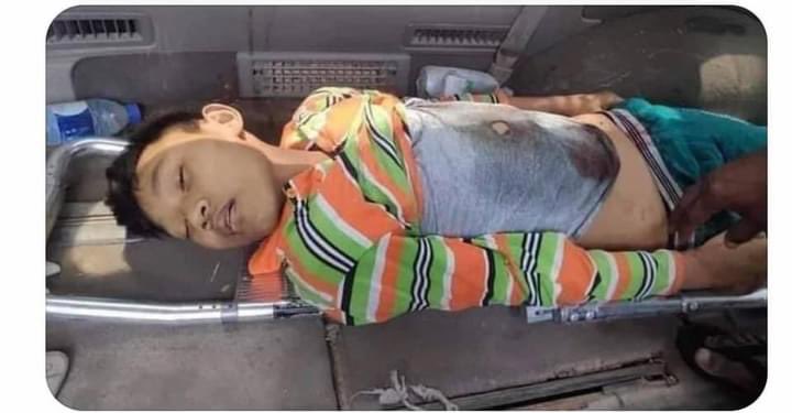 BaoYie's tweet photo. Dear World!
We don’t need Nobel Prize. 
Just protect our children.

#WhatsHappeningInMyanmar  
#AntiFascistRevolution2021 #Mar27Coup https://t.co/NrlD9u1nbF