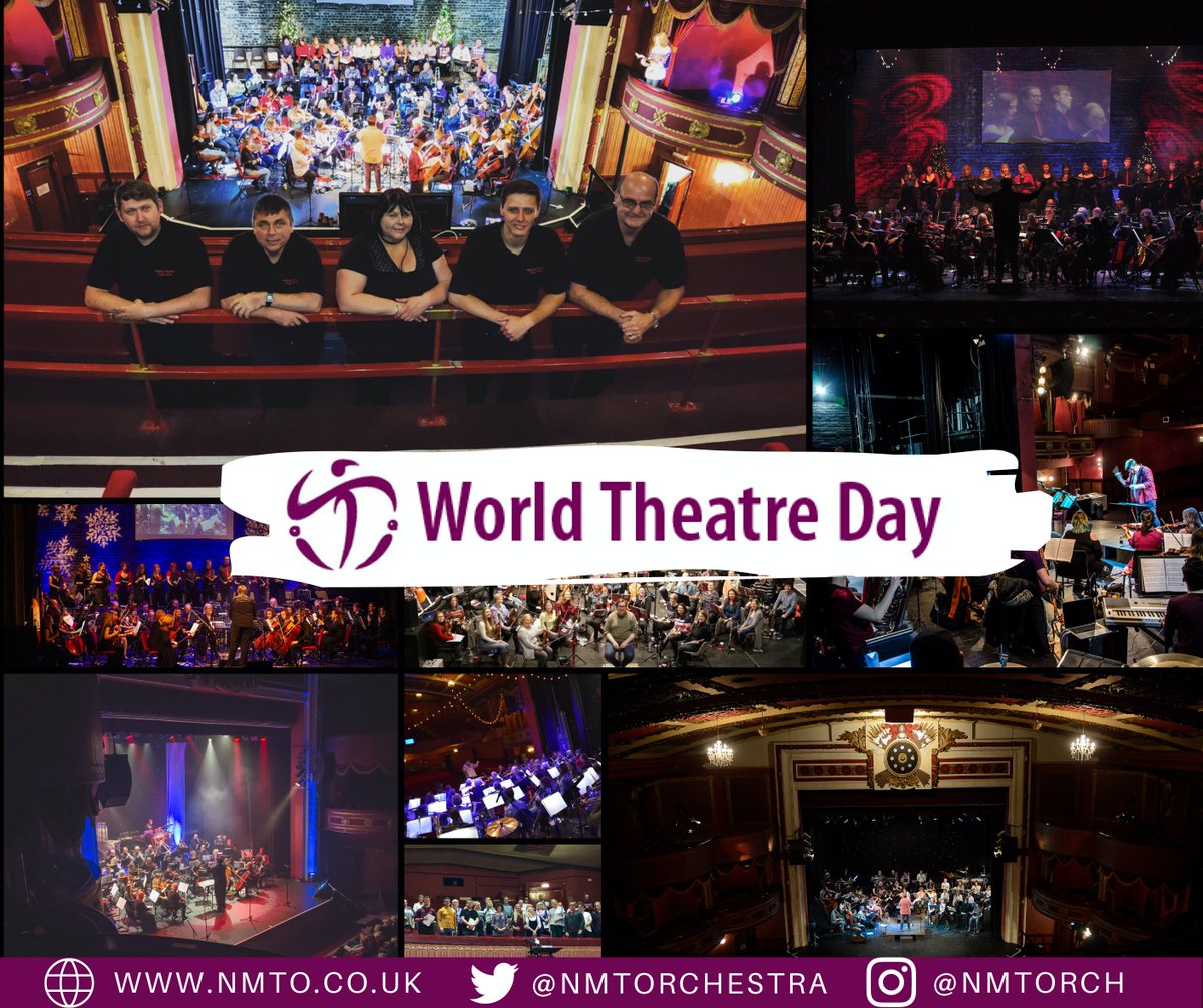NMTOrchestra's tweet photo. Today is #WorldTheatreDay and we would like to show our appreciation for all of our performers and wonderful crew who make NMTO what it is 🥰 

We can see a light at the end of the tunnel and we can't wait to be back with events at the beautiful @MajesticRetford! 😍❤️ https://t.co/Xwx8XsPcEq