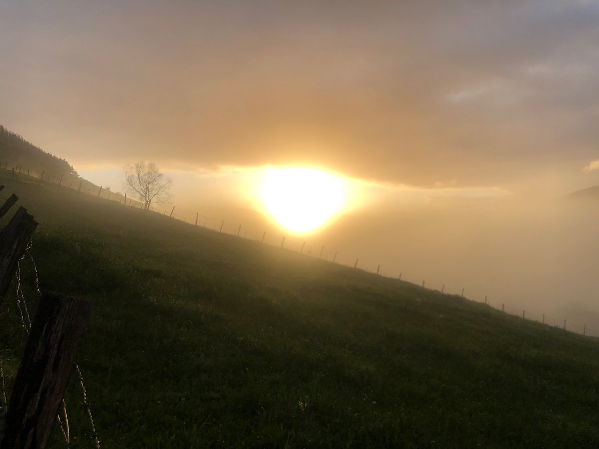 asier_mendia's tweet photo. Egunsentia, lehen eguzki izpiak (lehen ipintzea ahaztu zait, presak ez dira inoiz onak!). @Ibarrameteo @Noainmeteo https://t.co/mQTgc42wE0