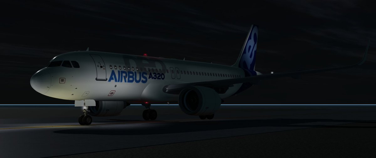 A320 NEO is now parked in the hanger ;)
