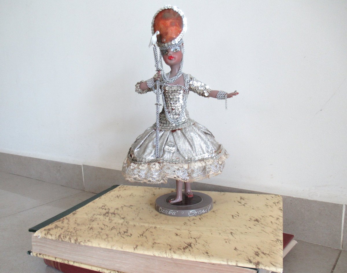 GrandmasDowry's tweet photo. Excited to share the latest addition to my #etsy shop: Vintage Brazilian Carnival Dancer Doll, Handmade Bling Sequins Costume https://t.co/PKEEQ8QhL2 #vintagedoll #braziliandoll #carnivaldoll #carnivaldancer #Riocarnival  #handmadedoll #blingdoll #sequinscostume #samba https://t.co/ADDdIezYlU