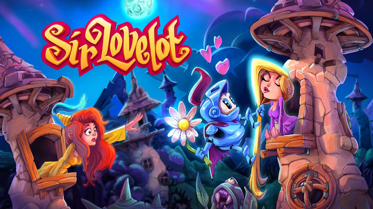 Pinkerator's tweet photo. #PatchingDay Sir Lovelot patches for PS4 and PS5 now released - we have added D-Pad support in all of menus there :) There's also some minor bug-fixes included. @pixelgames https://t.co/OUHdgflQy7