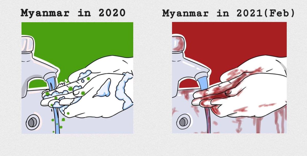AeriZin3's tweet photo. ANTIFASCIST REVOLUTION
#InternetShutdown ￼
#AntiFascistRevolution2021
#Mar27Coup
#WhatsHappeningInMyanmar https://t.co/lzNcBvlX8T