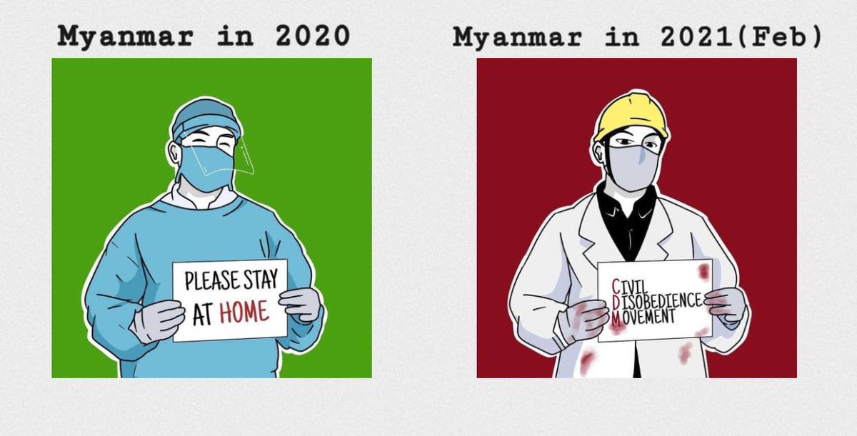 AeriZin3's tweet photo. ANTIFASCIST REVOLUTION
#InternetShutdown ￼
#AntiFascistRevolution2021
#Mar27Coup
#WhatsHappeningInMyanmar https://t.co/lzNcBvlX8T
