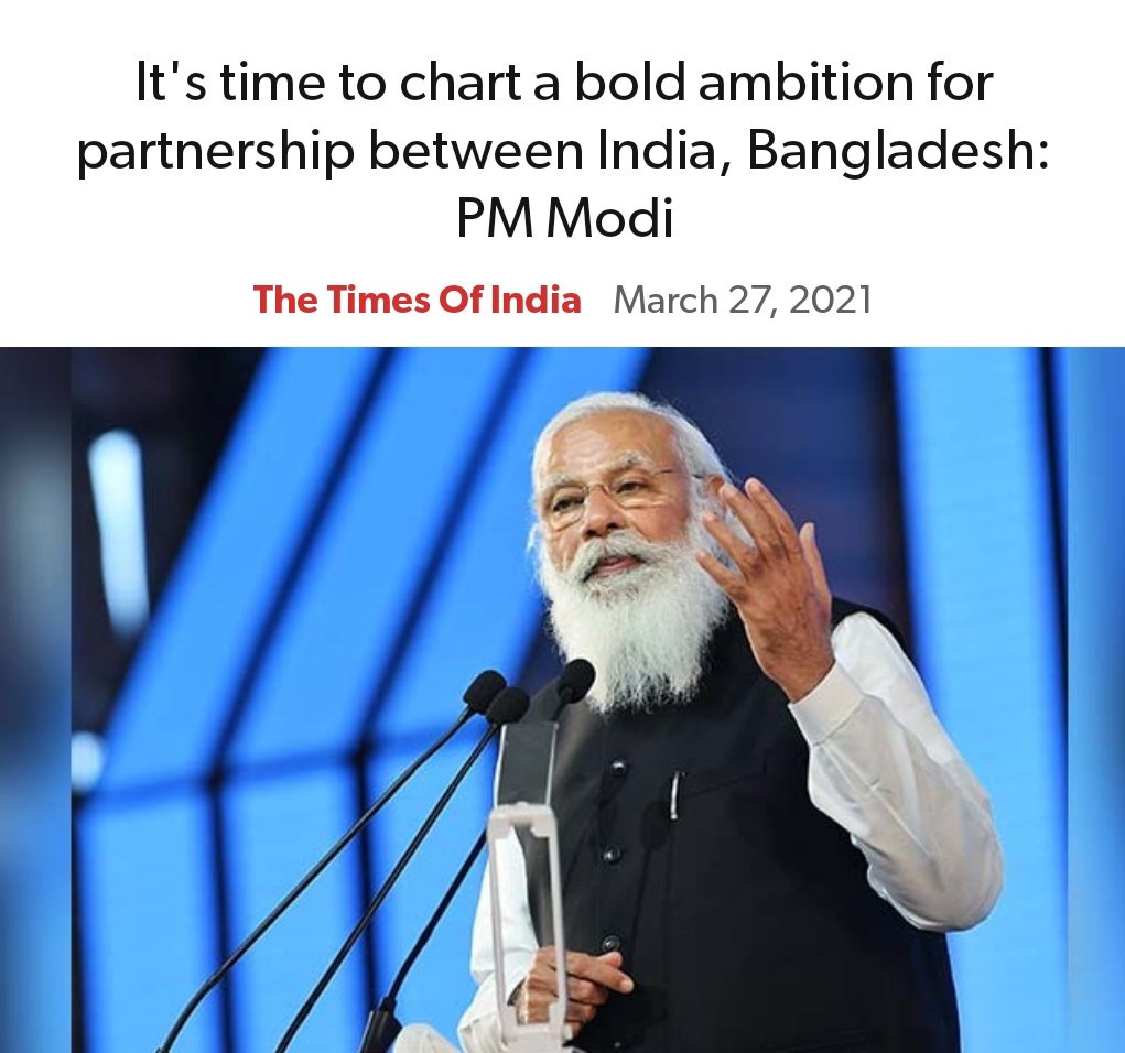 It's time to chart a bold ambition for partnership between India, Bangladesh:- PM Modi #ModiInBangladesh
timesofindia.indiatimes.com/india/its-time…